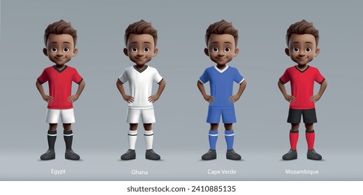 Africa tournament 2023 groups. group B team uniform of africa countries