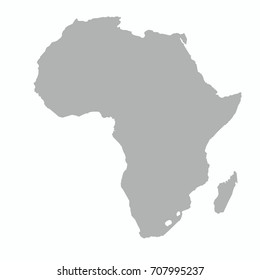 Africa world map graphic vector