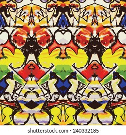 African abstract fabric pattern