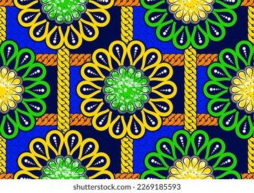 african abstract flower pattern background, floral print textile art, tribal abstract hand-draw, summer fashion artwork for Fabric print, clothes, scarf, shawl, carpet, bag