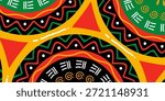 African American Afro pattern design for Black History Month and Juneteenth celebration background. vector illustration