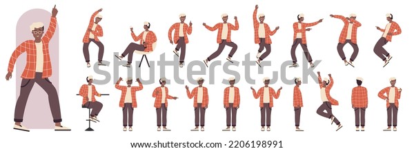 African American Black Boy On Fun Stock Vector (Royalty Free ...