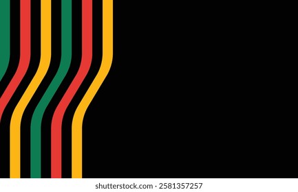 African American Black history month background. Celebrated February in united state and Canada. Use to banner or poster