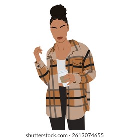 african american black woman coffee
