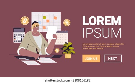 african american businesswoman calculating invoice on accounting bookkeeper clerk woman advisor auditor