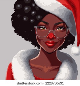 Santa Femenina Afroamericana (serie de diversidad santa)