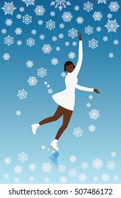 African American figure skater