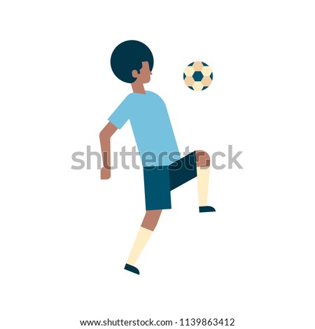 Similar – Image, Stock Photo penalty kick Sports