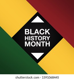 African American History or Black History Month. celebration Vector Template Design
