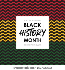 African American History or Black History Month background vector