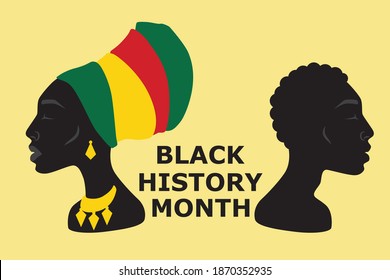 African American History or Black History Month. Celebrated annually in February in the USA and Canada.