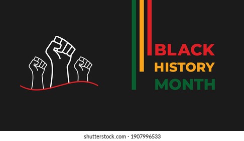 El Mes de la Historia Afroamericana o de la Historia Negra. Se celebra anualmente en febrero en los Estados Unidos y Canadá. fondo de historial negro