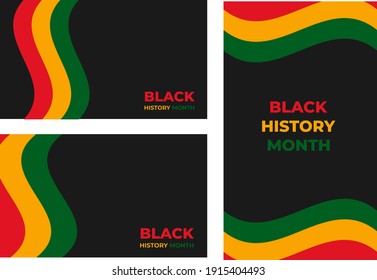 African American History or Black History Month template . Celebrated annually in February in the USA and Canada. black history background  template.