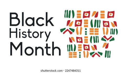 African American History or Black History Month. Celebrated annually in February in the USA and Canada.