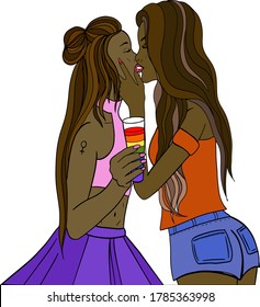 Ebony Lesbian Vid