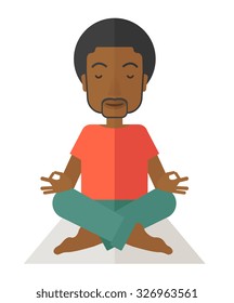 Dronacharya Doing Meditation Vector Graphic Illustration Stock Vector ...