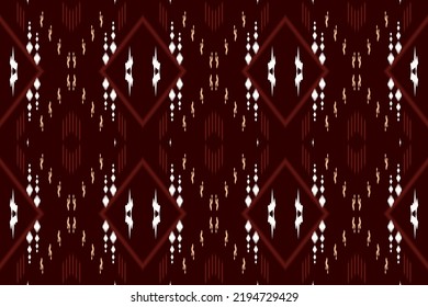 Patrón afroamericano. Tejido ikat estampado de adorno de fondo de patrón de tela bohemia. Diseño de alfombras, papel pintado, ropa, envoltura, tela
