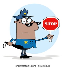 African American Police Officer