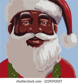 African American Santa (diversity santa series)