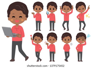 African american set