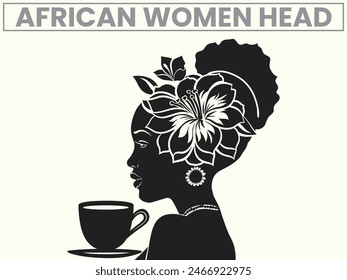 African American Women in a Head for Juneteenth Freedom Day