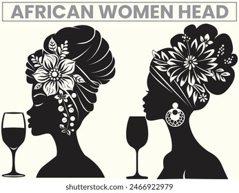 African American Women in a Head for Juneteenth Freedom Day