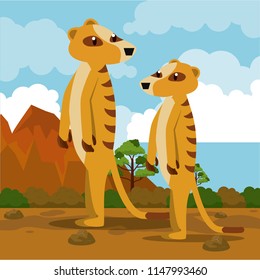 African animals cartoons