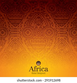 African art background design. Can be used in cover design, book design, website background, CD cover or advertising.  - Shutterstock ID 291912698