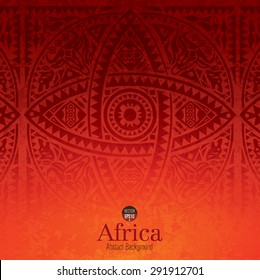 African art background design. Can be used in cover design, book design, website background, CD cover or advertising. 