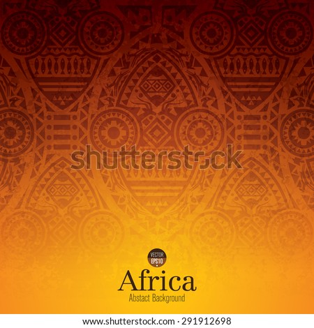 African art background design. Can be used in cover design, book design, website background, CD cover or advertising. 