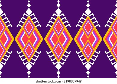 African art decoration pattern tribal geometric shapes seamless background.Colored flat vector boho symbols illustrations.Ancient indian shapes and animal print doodles.