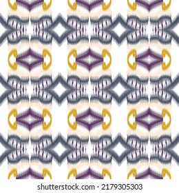 African art drawing. Seamless Aztec pattern. Ikat chevron wallpaper. Abstract retro texture.