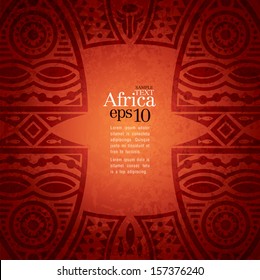 African background design template for cover design, magazine cover, banner, card design, flyer design.