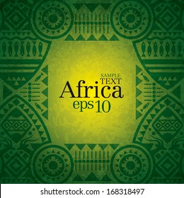 African background design template for cover design, magazine cover, banner, card design, flyer design.