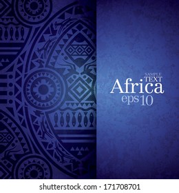 African background design template for cover design, magazine cover, banner, card design, flyer design.