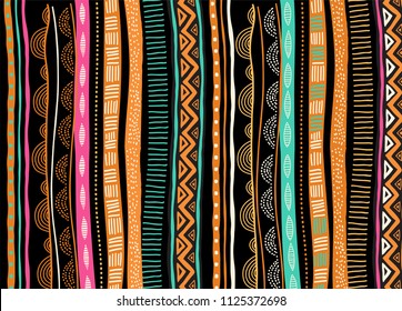 African background, flyer with tribal traditional grunge pattern. Concept design - Shutterstock ID 1125372698