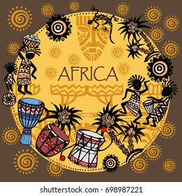 
African banner. vector illustration.