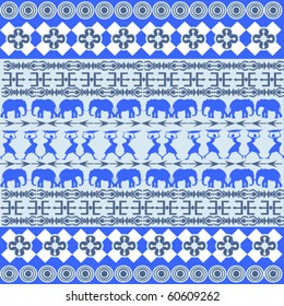 African blue texture