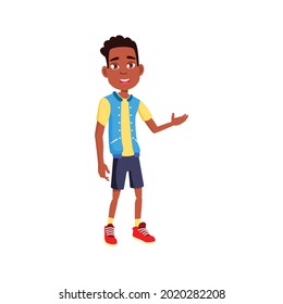 african boy in gym cartoon vector. african boy in gym character. isolated flat cartoon illustration