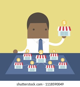 African businessman want to expand his business.