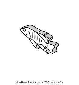african cichlids isometric icon vector. african cichlids sign. isolated symbol illustration