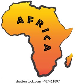 African continent map