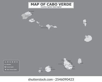 African Countries Geography Political map. Political map of country with capital, province or state capital, major cities and town.