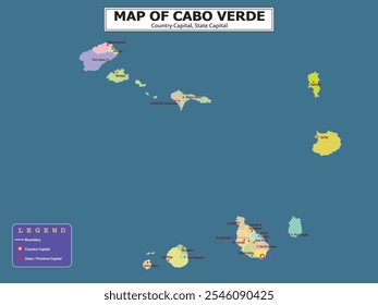 African Countries Geography Political map. Political map of country with capital, province or state capital, major cities and town.