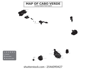 African Countries Geography Political map. Political map of country with capital, province or state capital, major cities and town.