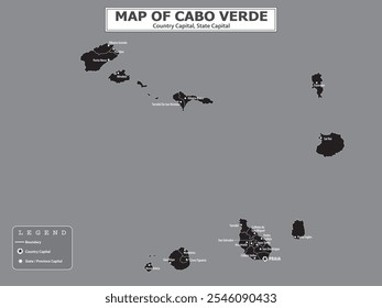 African Countries Geography Political map. Political map of country with capital, province or state capital, major cities and town.