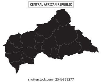 African Countries Geography Political map. Political map of country with capital, province or state capital, major cities and town.