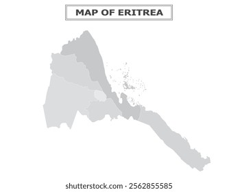 African Countries Geography Political map. Political map of country with capital, province or state capital, major cities and town.