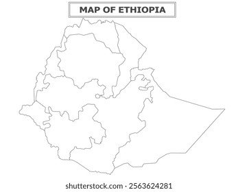 African Countries Geography Political map. Political map of country with capital, province or state capital, major cities and town.