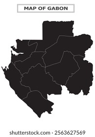 African Countries Geography Political map. Political map of country with capital, province or state capital, major cities and town.